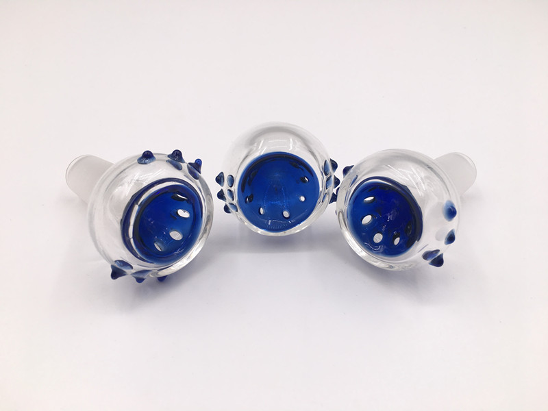 

Glass Slide Bowl Pieces Bongs Funnel Bowls Smoking Water Pipe Bongs Accessories 14mm 19mm Male Joint