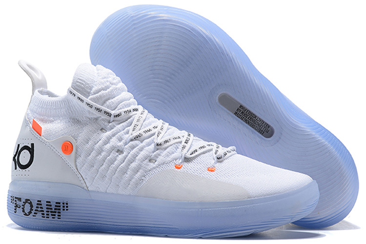 

2019 New KD 11 EP White Orange Foam Pink Paranoid Oreo ICE Outdoor Shoes Kevin Durant XI KD11 Mens Trainers Sneakers Size40-46, As photo 31