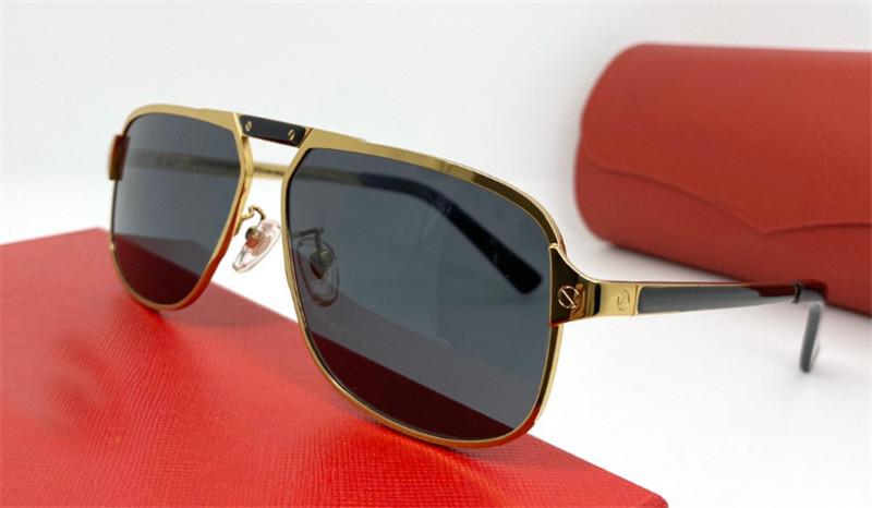 new fashion designer sunglasses 0102 retro square metal frame vintage popular design style top quality uv400 outdoor eyewear with box