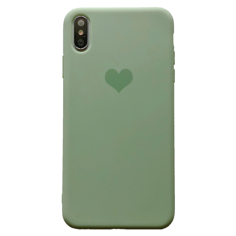 

TPU case for iphone xs max Dirt-resistant back cover, Light green