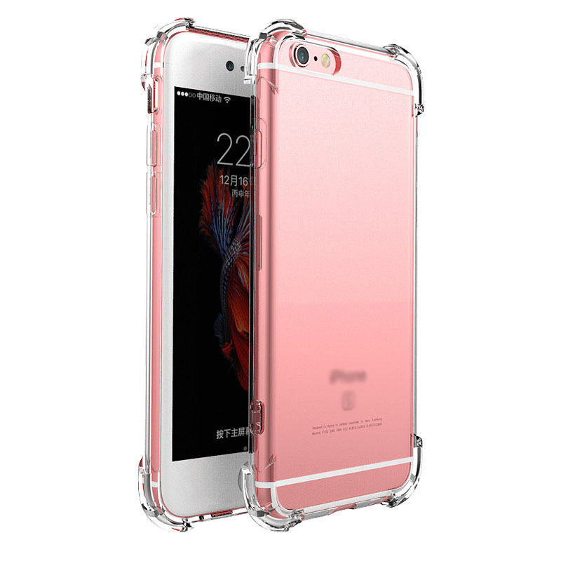 

Transparent Phone Case Cover for IPhone 11 Pro MAX XS XR X 8 Plus Anti-Shock TPU Protective Shockproof Clear Cover