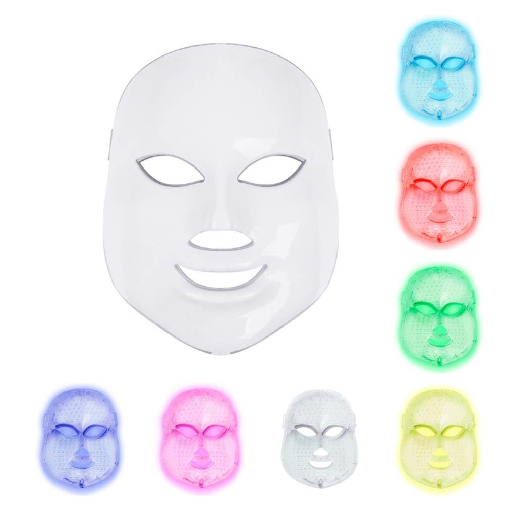 7 Colors Light Skin Care Rejuvenation Wrinkle Acne Removal Face Beauty Spa Beauty Photon LED Facial Mask Therapy