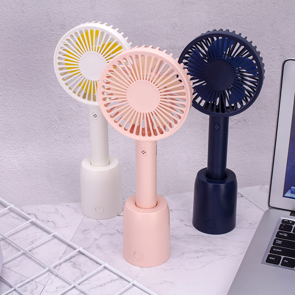 Color : Pink USB Table Desk Personal Fan Summer USB Mini Charging Fan Palm Air Conditioner Small Electric Outdoor Handheld Pocket Portable Fan for Home Office Table