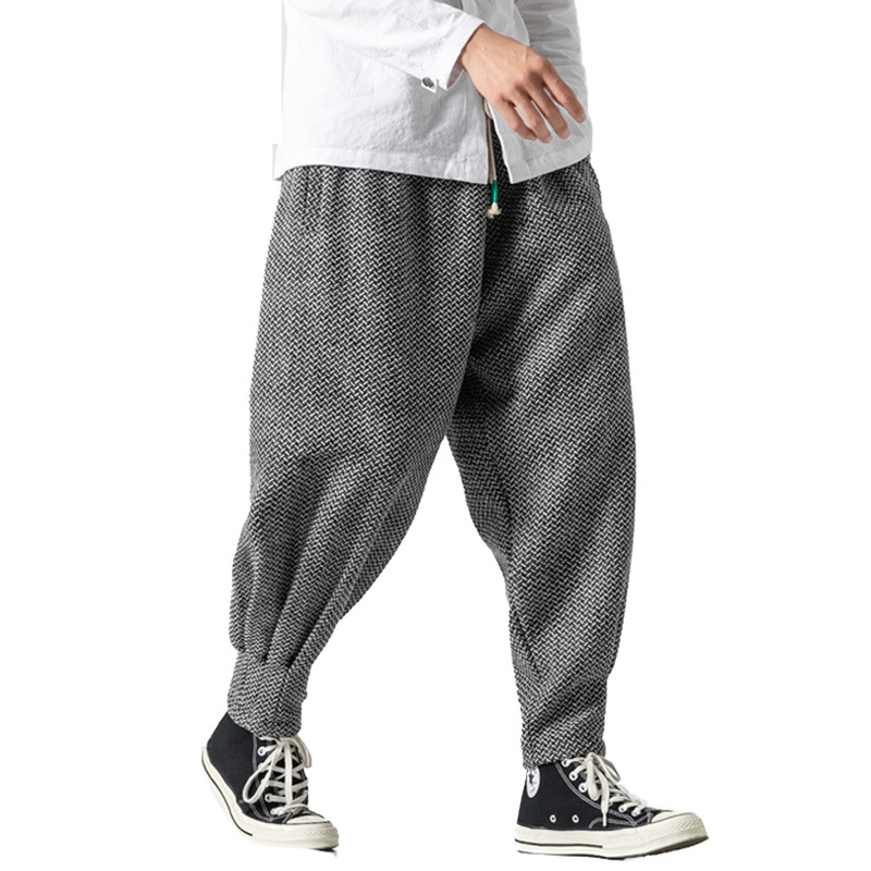 

Men Pants Streetwear Cross-Pants Men Jogger Hip Hop Trousers Pants Joggers Sweatpants Harem Male Track -5XL, Black