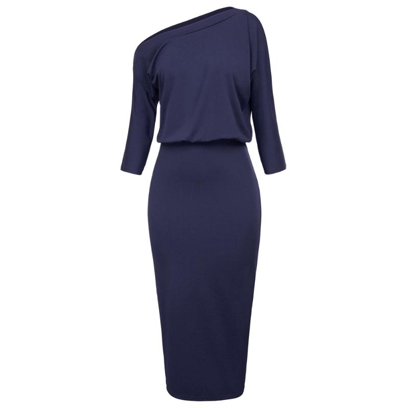

Sexy Women Bodycon One Shoulder Business Party Club Party Cocktail Pencil Dress, 14