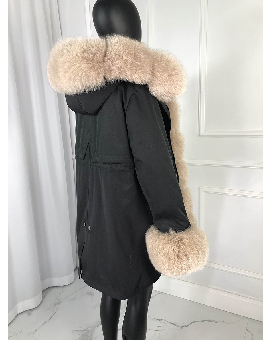 Real Fox Fur Parka Women Inside Real Fur Lined Parkas With Fox Fur Hood ...