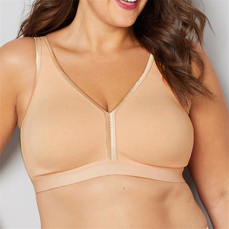 

Comfort women bra Underwire Push Up Bra Thin Full Cup Plus Size Bras for women thin Solid color Brassiere femme