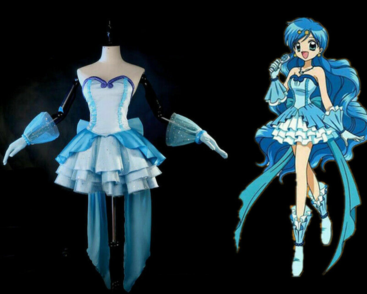

Mermaid Melody Pichi Pichi Pitch Hanon Hosho Cosplay Costume Dress Custom Made