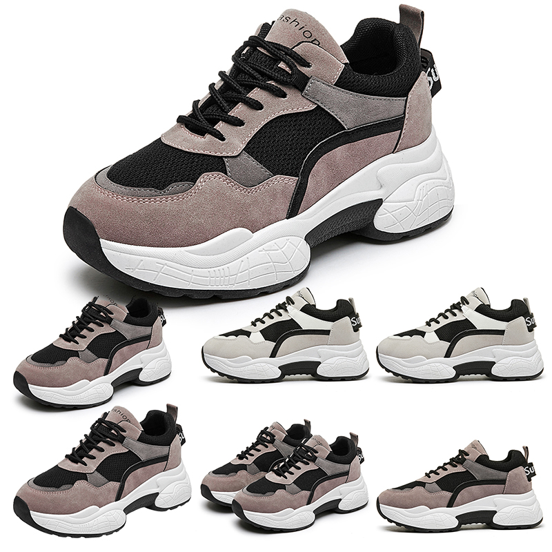 

2020 newest women running shoes triple grey black browm white mesh comfortable breathable trainer designer sneakers size 35-40, A1