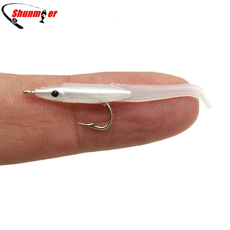 

SUNMILE 30pcs 0.3g 35mm Eel Soft Fishing Lure Pesca Peche Tackle Wobblers Fish Lures Carp Leurre Souple Soft baits T191017