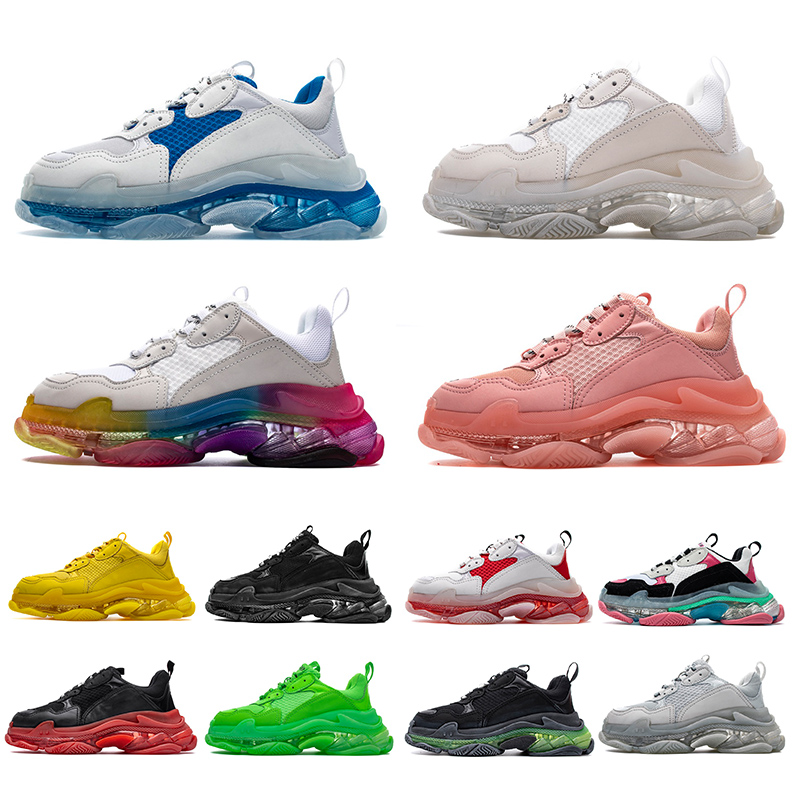 

Triple S 2020 New Arrivals Paris Dad Vintage Fashion Luxury Designer Shoes Golden Tripler Casual Platform Mens Women Brand Sneakers Trainers, #17 36-40