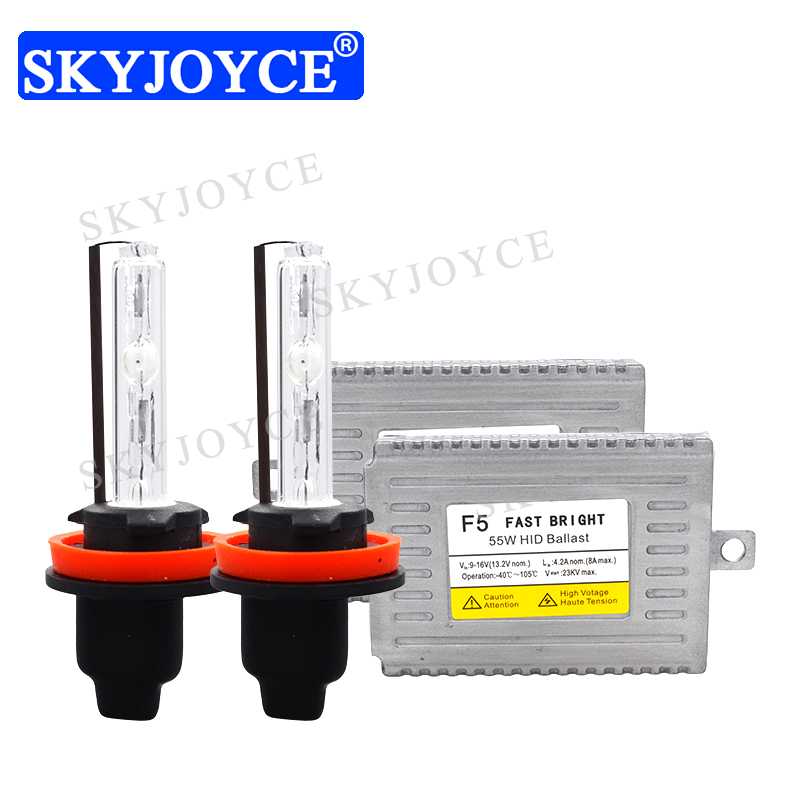 

SKYJOYCE Fast Start Cnligh HID Xenonlight Kit 55W Original DLT F5 HID Ballast 4300K 6000K 8000K H1 H7 H11 D2H Cnlight Bulb