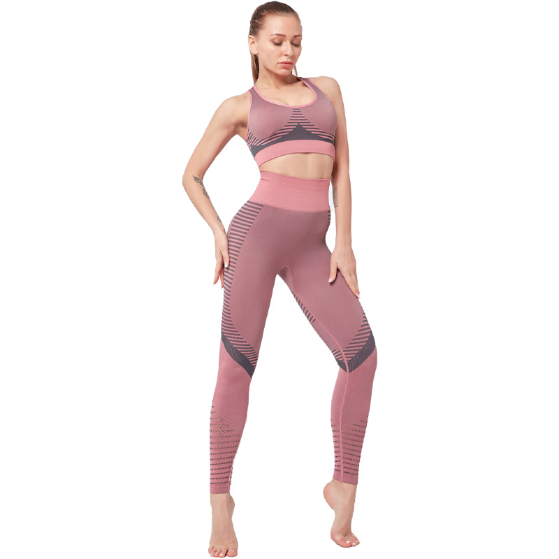 

sexy women 2020 new yoga bra wear set, 2009pink