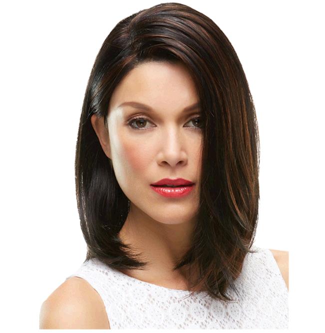 Style Wig Medium Short Straight Hair Chemical Head Cover Wigs