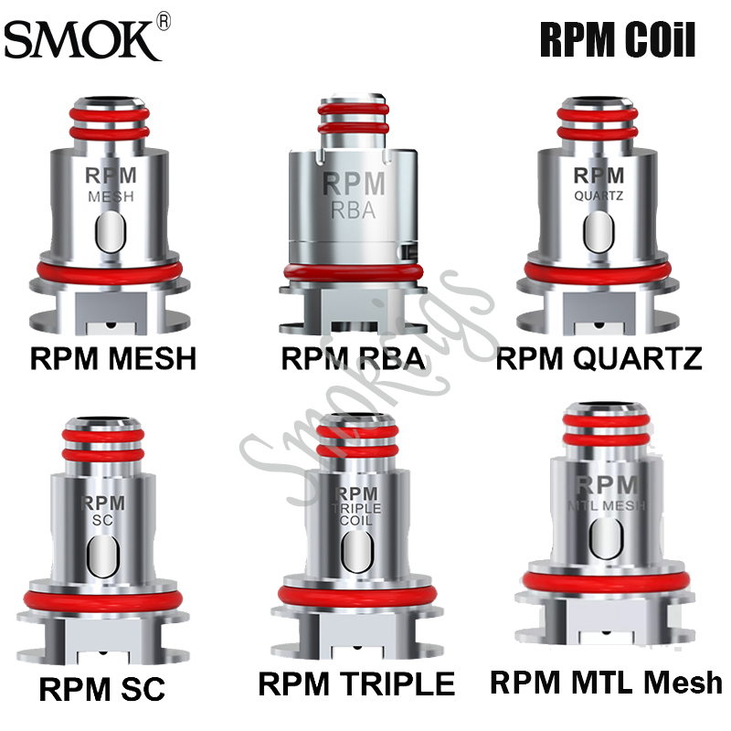 

Smok RPM Coil RPM Mesh 0.4ohm & Triple / DC 0.4ohm Coil For RPM80 Pro RPM40 Fetch Pro Nord 2 Pod Kit Authentic