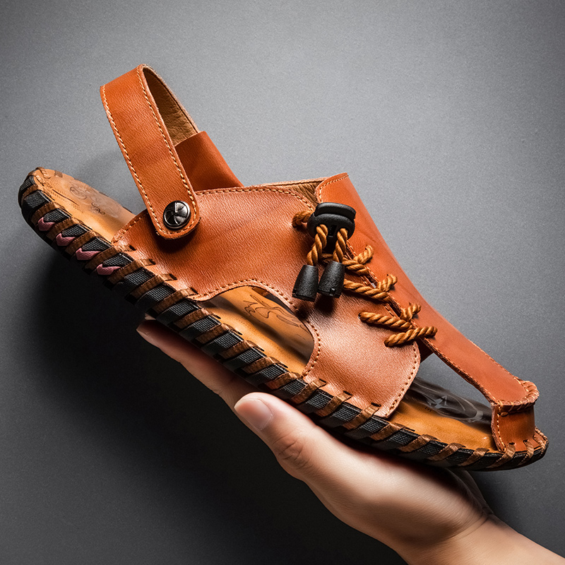 

platform casual rubber slippers black sandals sandles hole korean outdoor men sports hollow summer mens vietnam flops trekking