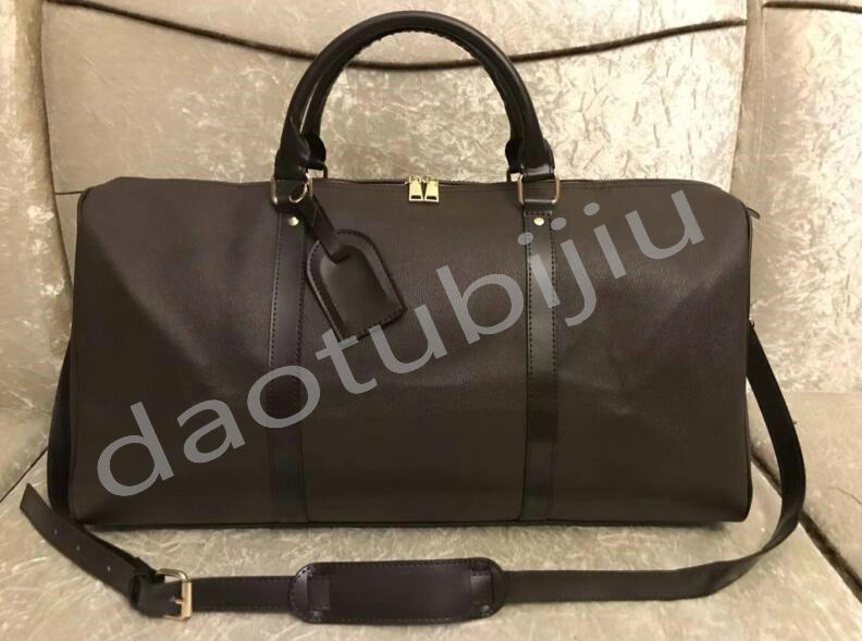 

2020 Top quality mens luxurys designer travel luggage bag men totes Shoulder handbag duffle bag fashion designer bags, Brown plaid