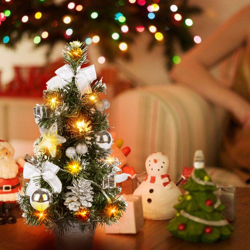 

40cm Lighting Christmas Tree Ornament Festival Party Home Table Festive Decoration