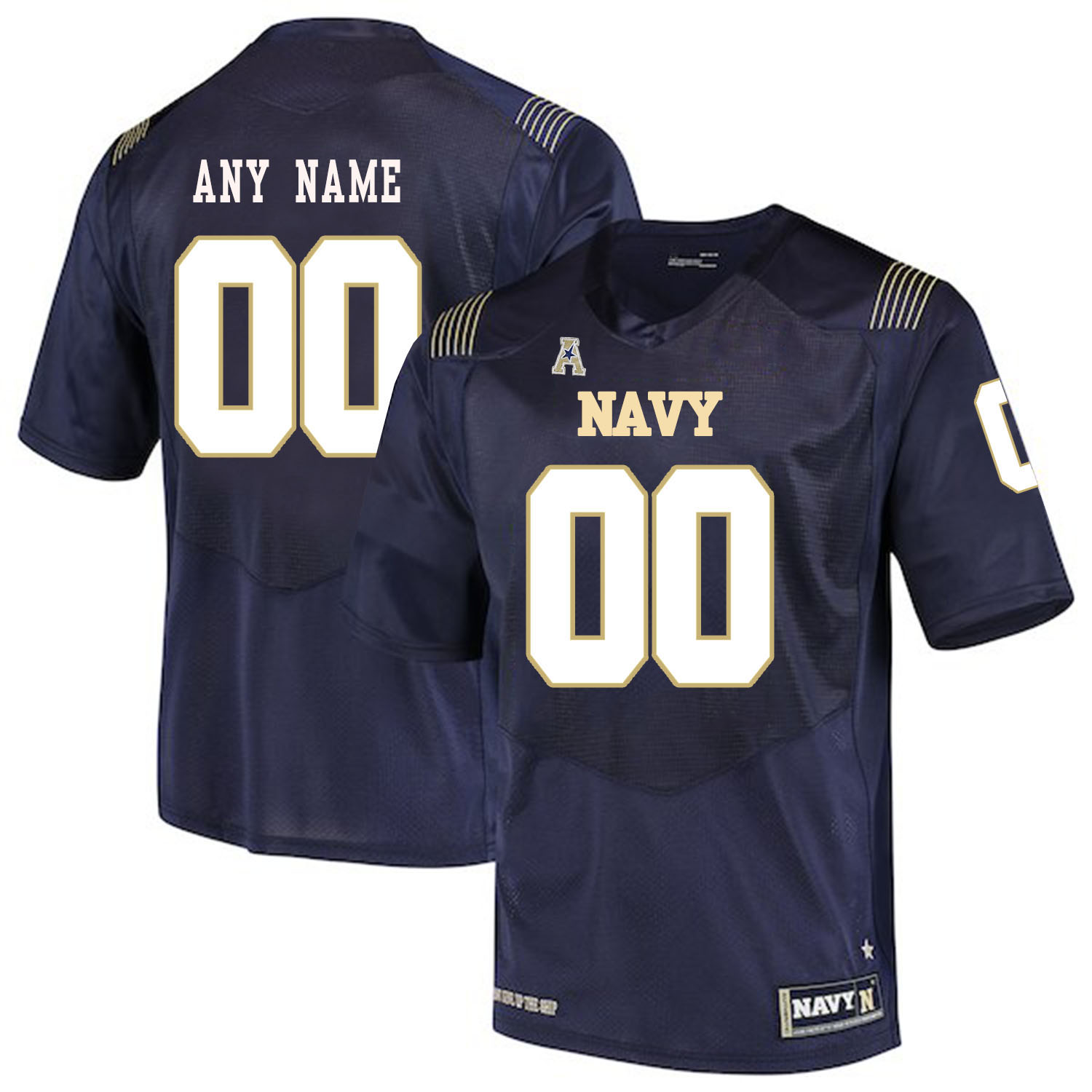

Custom Mens Youth Navy Midshipmen Any Name Any Number Personalized Kids Man Home Away NCAA College Football Jerseys, 00 blue