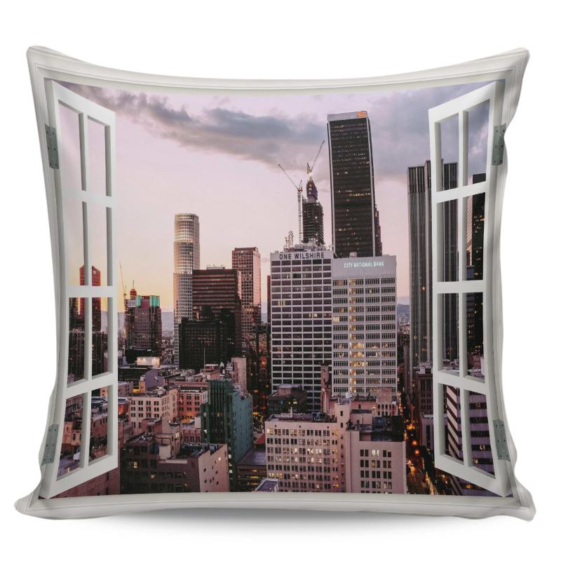 

View City Night Pillowcases Long Pillow Case Pillow Sack Pillowslip Bedding Multi-Size Cover, As pic
