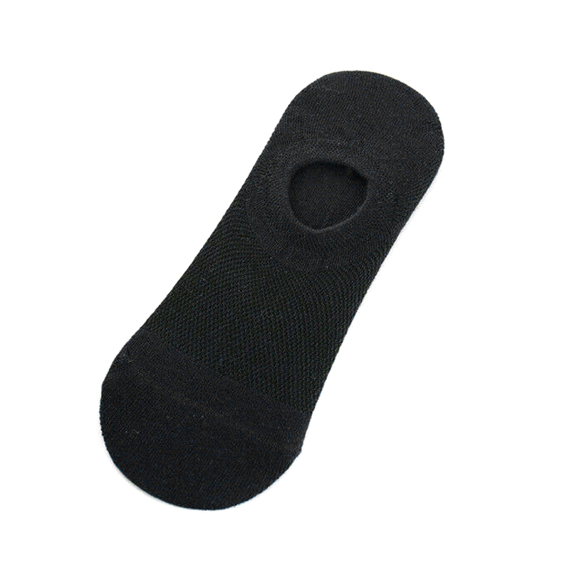 

New 5 Pairs Breathable Mesh Socks Men Invisible Non-slip Silicone Cotton Socks Summer Drop Shipping, Light gray