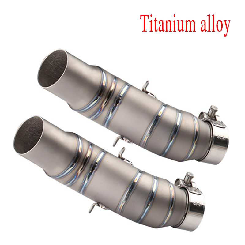 

Motorcycle Exhaust Muffler Middle Pipe Stainless Steel Adapter Slip-On Connector For Z1000 Z 1000 2010-2020 Newest