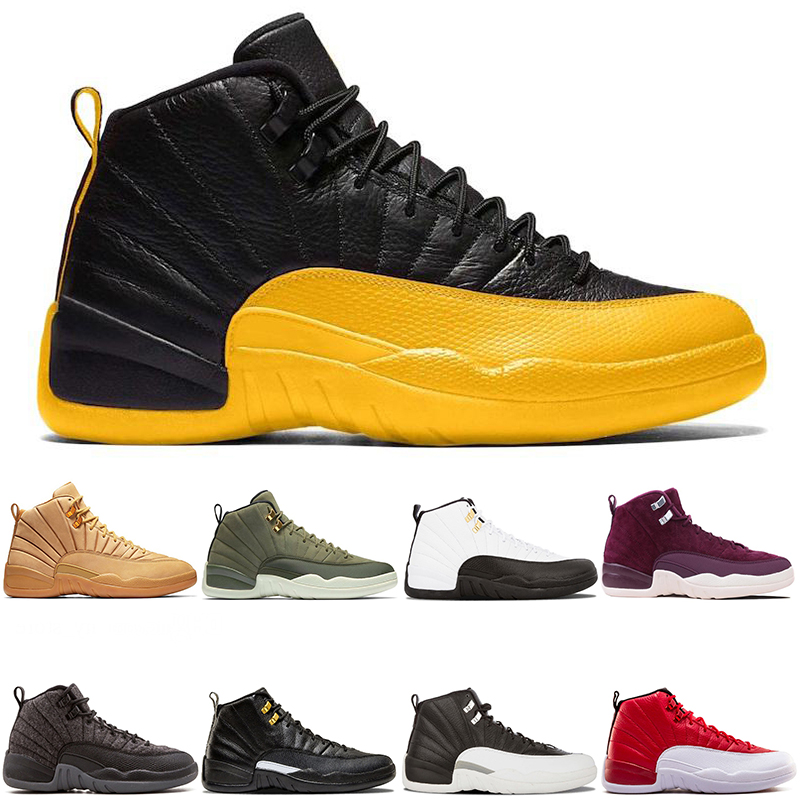 

12 12s Basketball shoes for men women trainer triple black Gym red Flu game GAMMA BLUE the master mens Sports Sneakers size 7-13, Nyc