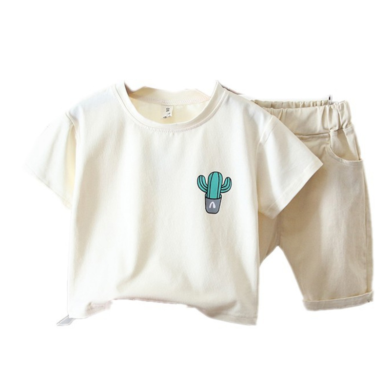 

New Summer Fashion Baby Girls Clothes Children Boys Cotton T Shirt Shorts 2Pcs/set Toddler Casual Costume Infant Kids Tracksuits, Shxianrenzhas orange