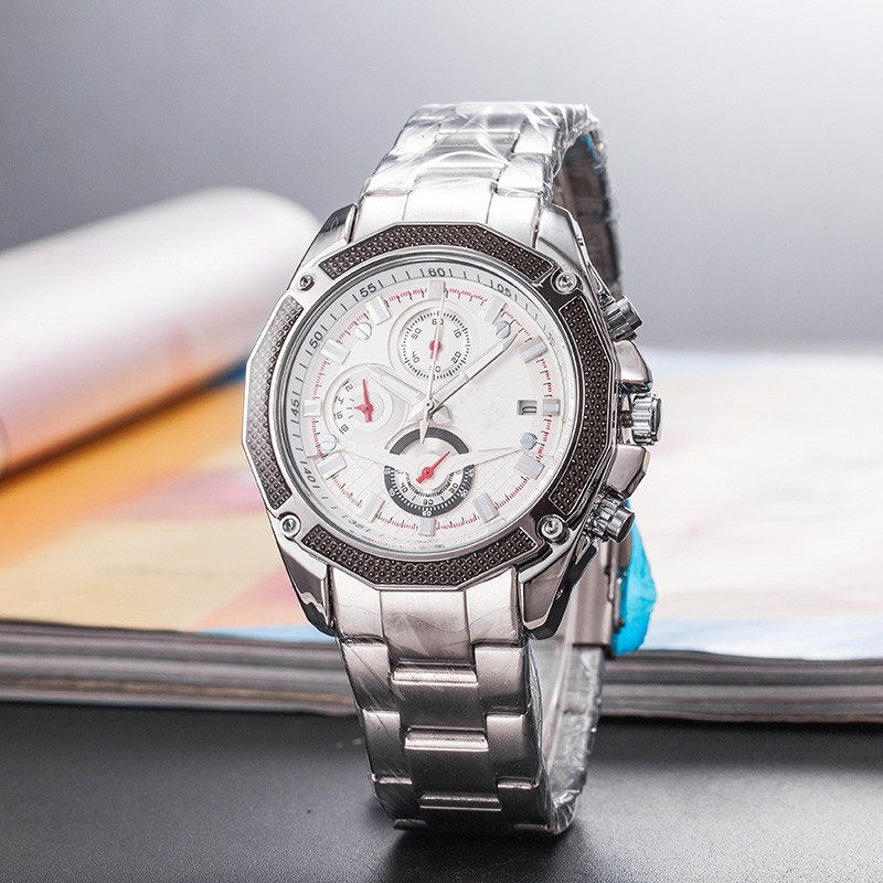 

2020 designer watches Six stitches Small needle run seconds Mens Superior quality Wrist Watch Luxury fashion men Quartz watch Free shipping