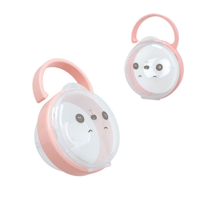 

Baby Solid Transparent dust suspensible Pacifier Box Soother Container Travel Storage Case Safe PP Holder Free Shipping