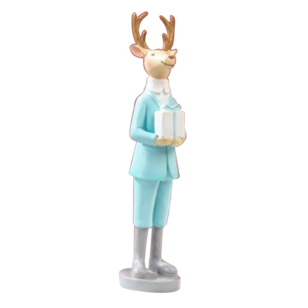 

resin sculpture lovely deer figurine home office tableornament