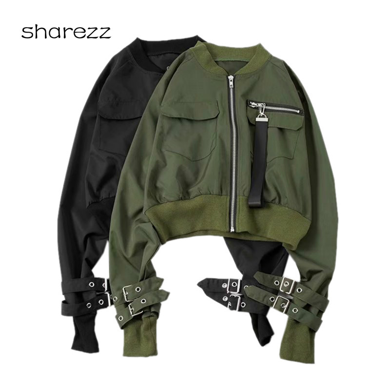 jaqueta army zip