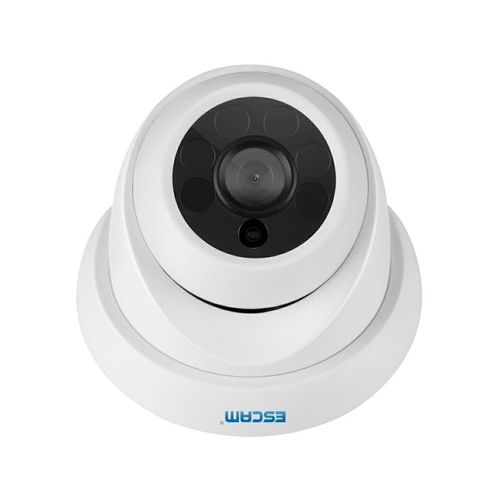 

ESCAM QH001 ONVIF H.265 1080P P2P IR Dome IP Camera Motion Detection with Smart Analysis Function - US Plug