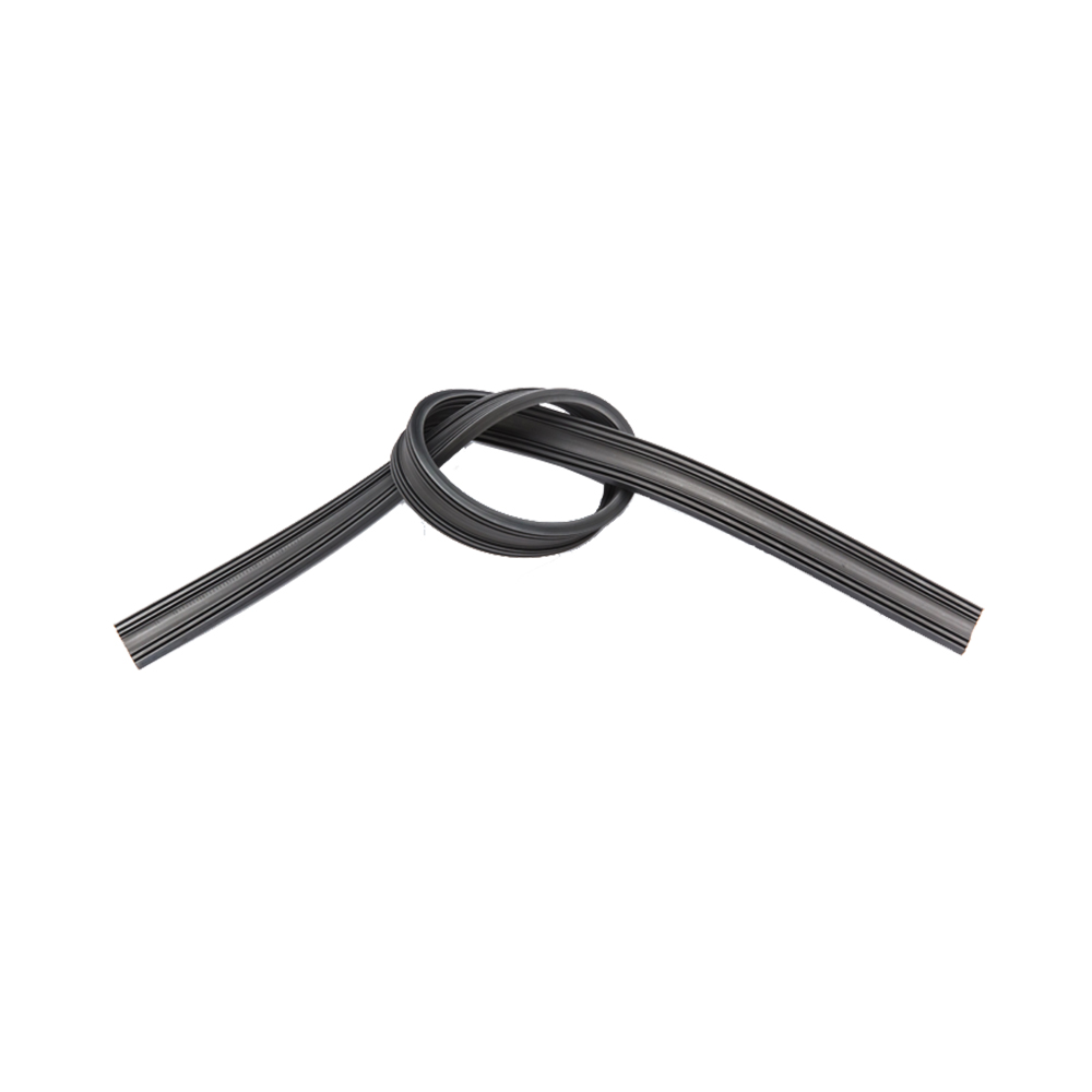 Factory Direct Supply 6mm Width Wiper Rubber Refill 12''-26" 28" Natural Rubber Black Color for Flat Frameless Windscreen Wiper