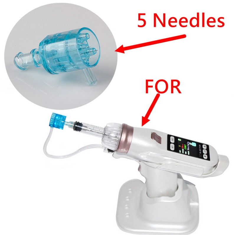 

10pcs Replacement 5 Needles Mesotherapy Meso Gun Negative Pressure Cartridge For EZ Vacuum Injector Skin Beauty