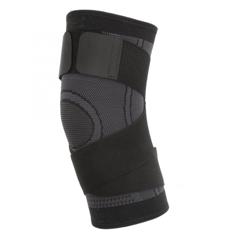 

1PC Nylon Knee Pad Summer Running Knitting Pressing Knee Brace Outdoor Sports Basketball Cycling Breathable Guard Support, As pic