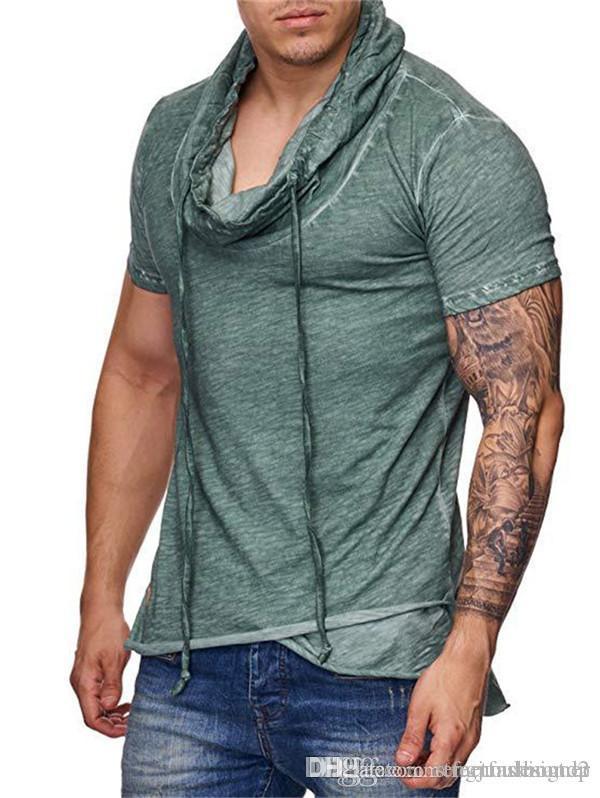 Nouveau T-shirts ras du cou court solide Couleur d'été Homme Vêtements Mode Hommes Vêtements Casual Style Sport Desinger