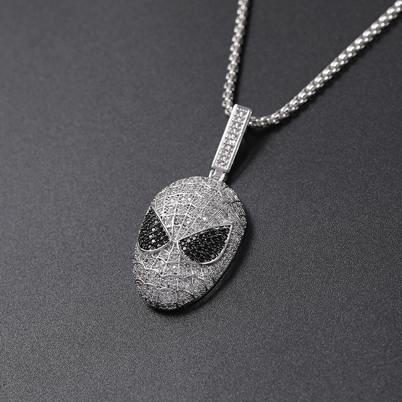 

Alien Necklace Zircon-inlaid Hip-hop Necklace Nightclub Rap Hip-hop Trend Ornaments