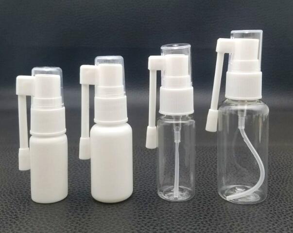 

Wholesale 100PCS/LOT30ml Mist Nose Spray Refillable Bottle For Medical Packaging Empty Plastic Nasal Spray Bottles Pump Sprayer
