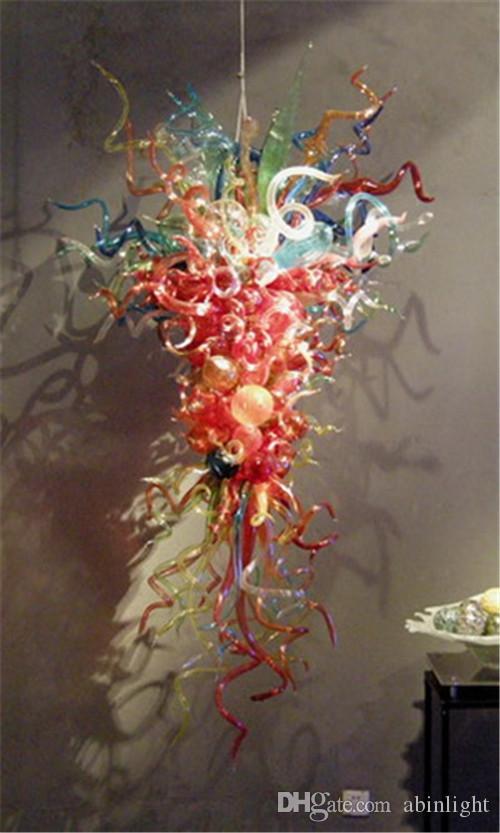 

Top Design Murano Glass Small Chandelier Hot Sale Livingroom Decor Crystal LED Chandelier Lighting for Free Shipping