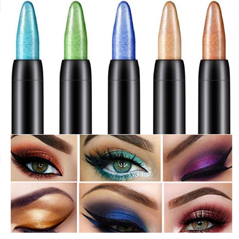 

Professional High Quality Eye Shadow Pen Highlighter Multipurpose Automatic Rotate Pearl White Glisten Silkworm Eye Shadow