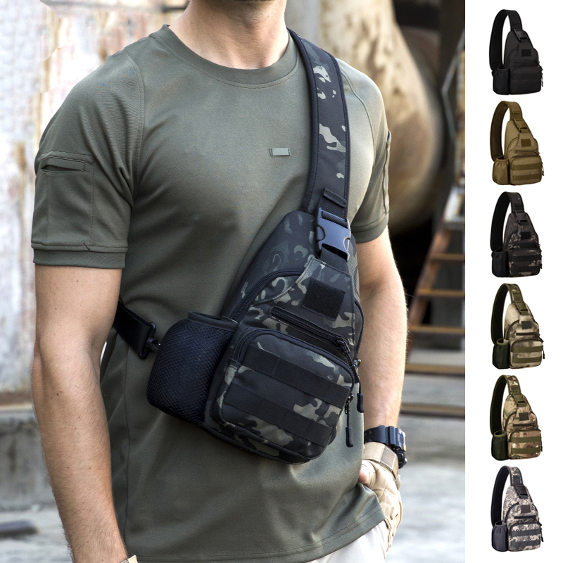 

Outdoor Sports Bag Shoulder Travel Hiking Trekking Bag Cycling Climbing Backpack USB Charge Anti Theft Military Tactical Bags