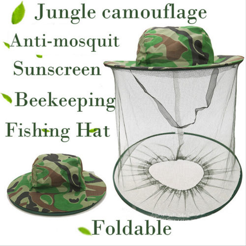 

Beekeeping Hat Jungle Anti Mosquit Bee Keep Equipment Fishing Sunscreen Mesh Cap