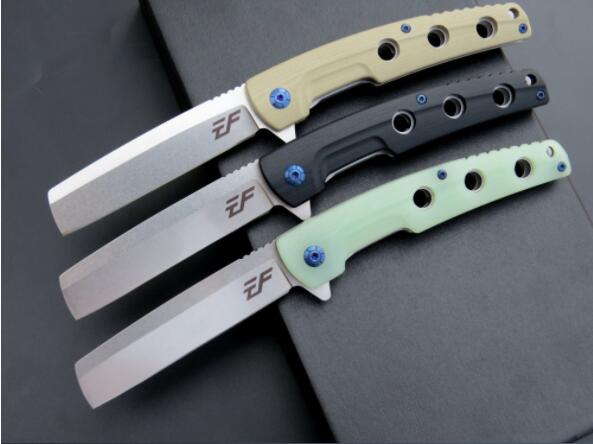 

eafengrow EF941 D2 blade G10 handle Tactical Hunting folding Knife Multi Tools Pocket Survival xmas gift knife