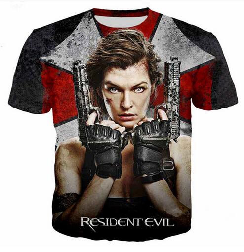 Women Men T-Shirt 3D Print Short Sleeve Tee Tops Movie Annabelle Baby Casual
