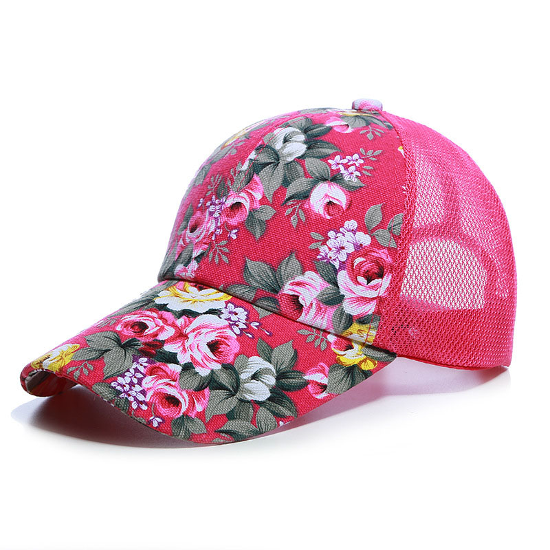 

Hat summer ladies baseball cap sunscreen sunscreen floral