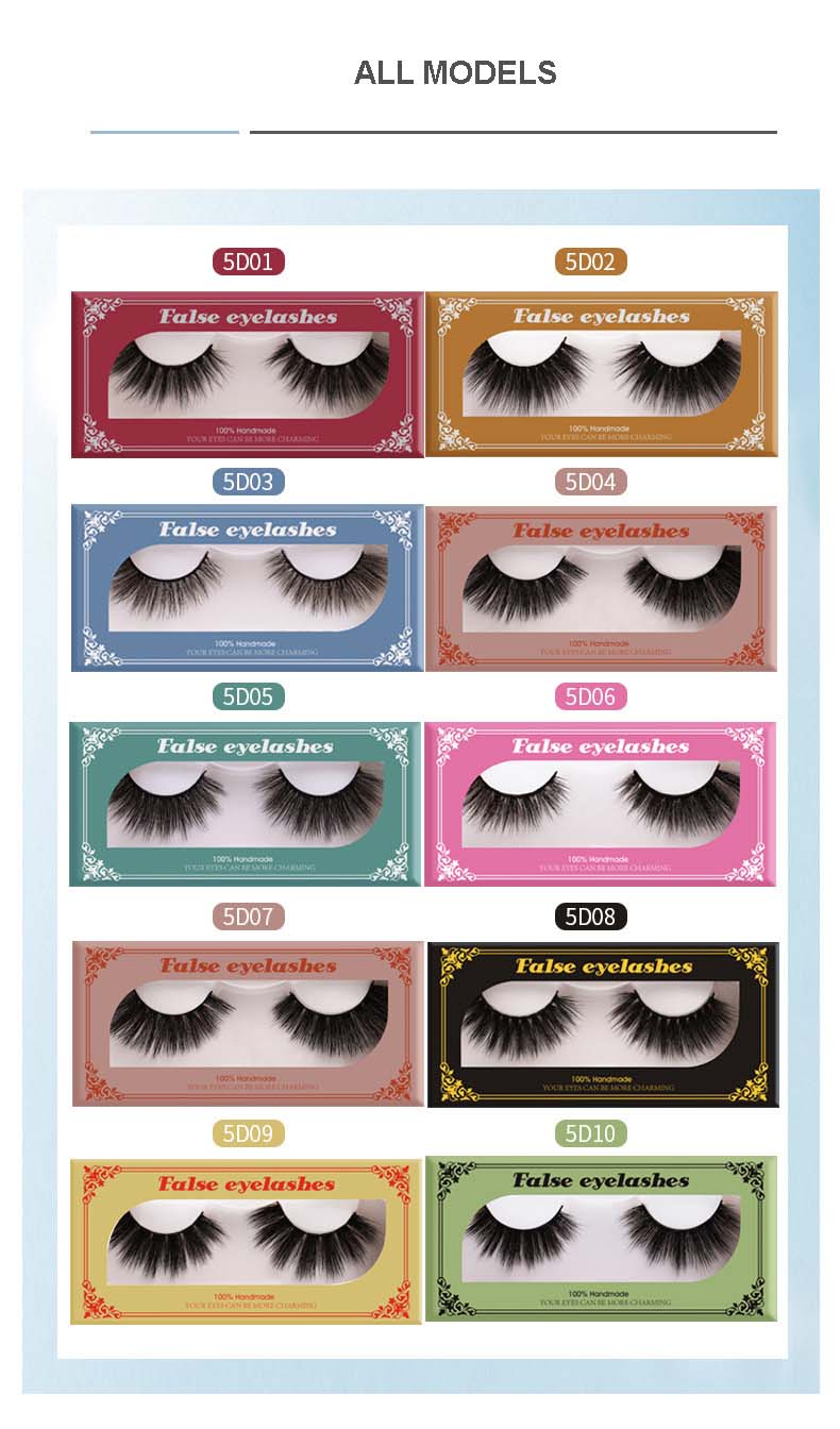 

Premium Mink false eyelashes 100% handmade reusable thick fake lashes natural long eyelash extensions soft & vivid DHL Free