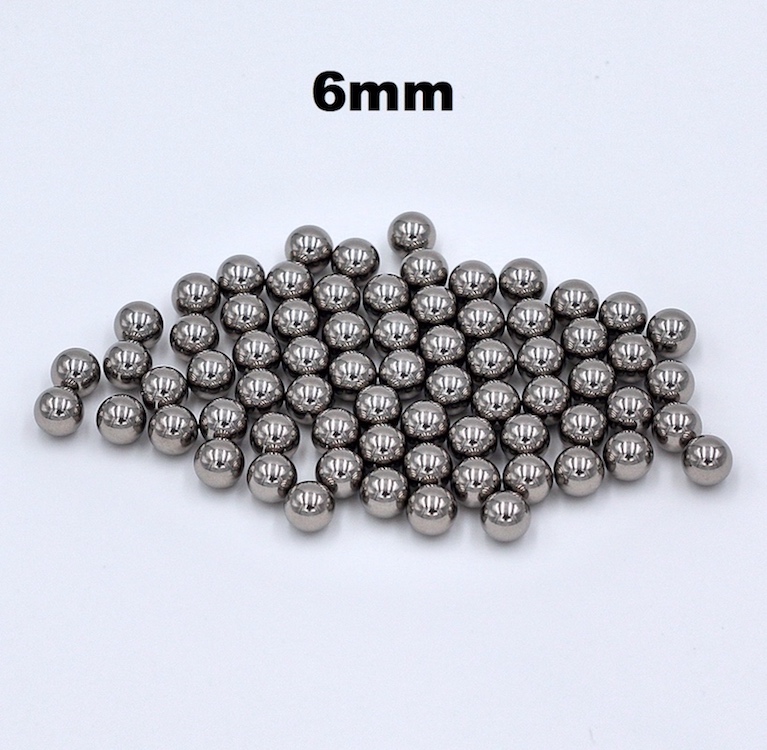 

6mm Chrome Steel Bearing Balls G16 Hardened AISI 52100 100Cr6 Precision Chromium Balls For High Load Bearings, Bicycle Bearings