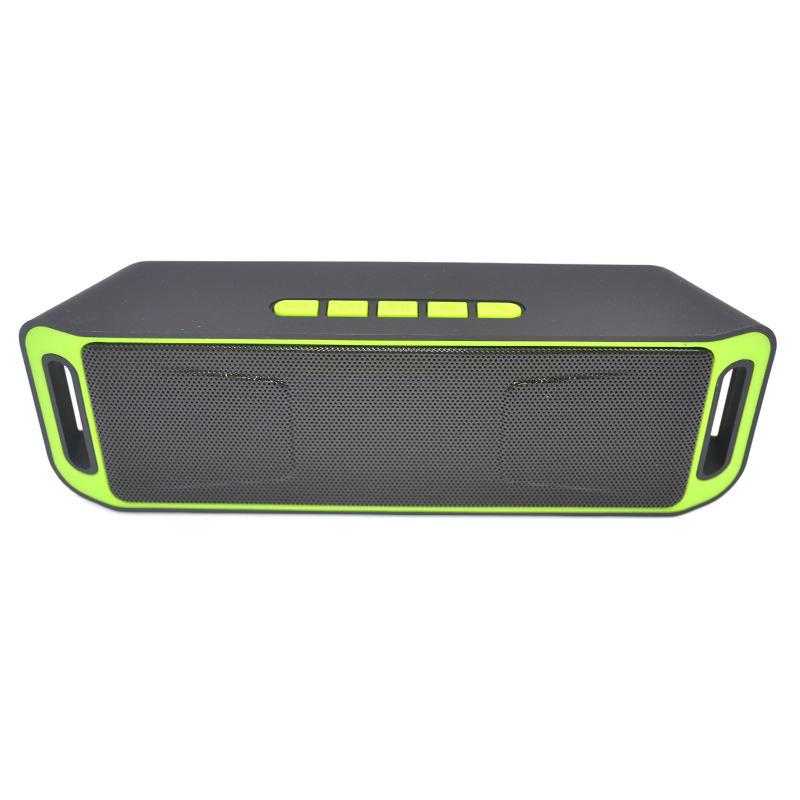 

2019 New SC208 Mini Portable Bluetooth Speakers 2018 Hot Sell Wireless Loudly Music Player Big Power Subwoofer Support TF USB FM Radio