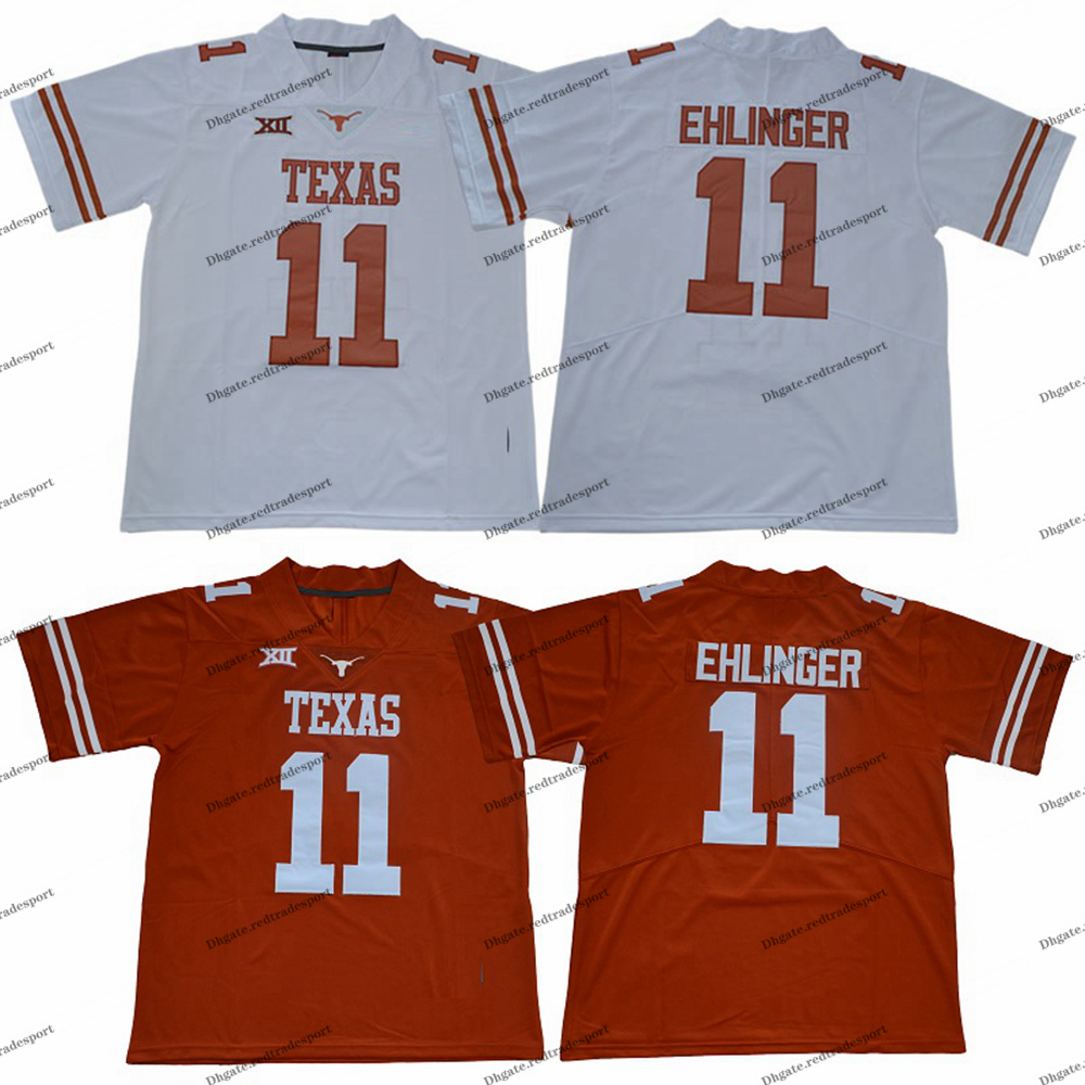 

2020 Texas Longhorns 11 Sam Ehlinger College Football Jerseys Vintage 10 Vince Young 34 Ricky Williams Football Shirts S-XXXL, Orange 34